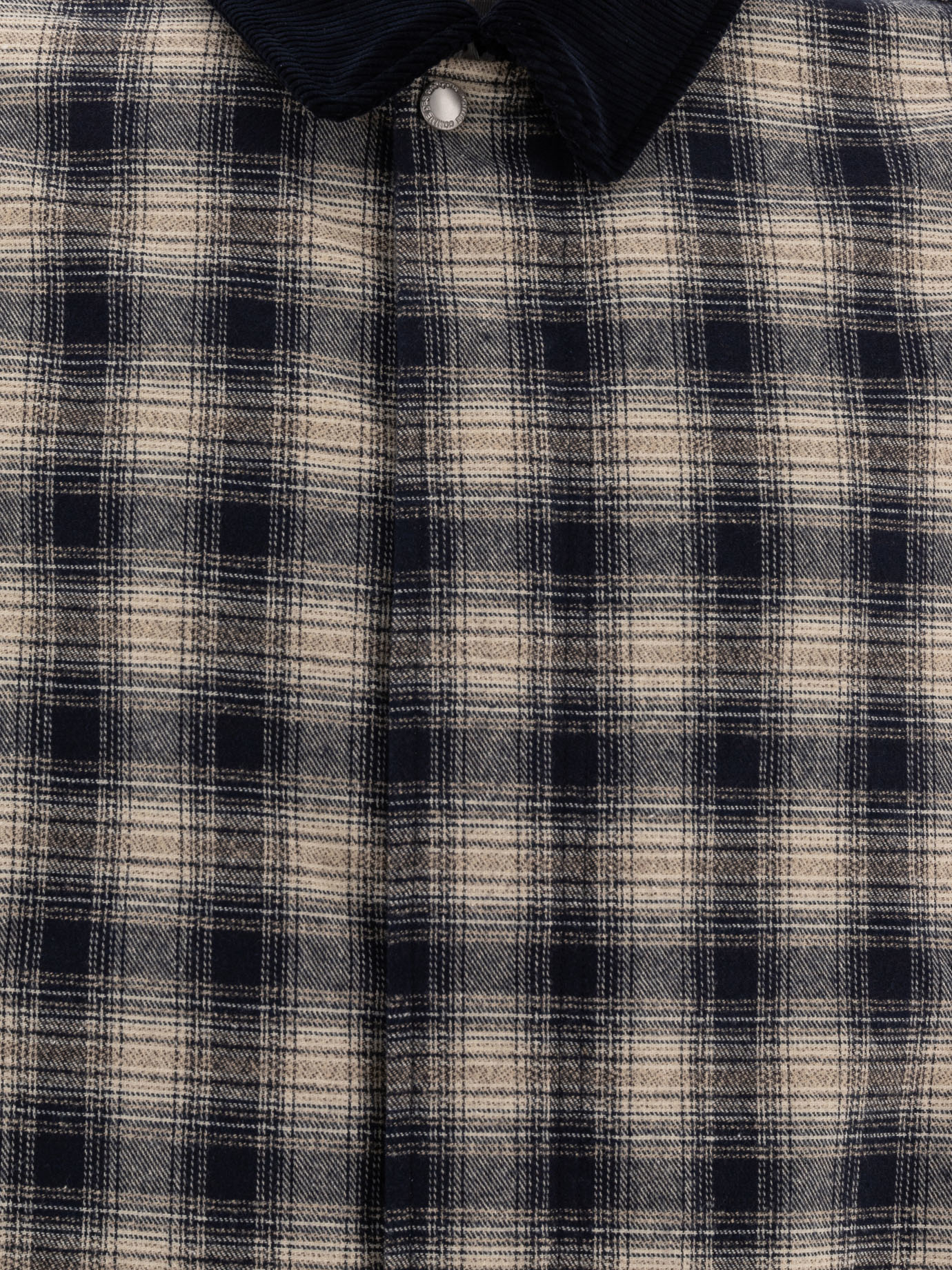 COMME DES GARçONS HOMME Blue Check bomber jacket